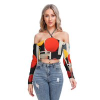 Women's Halter Lace-up Top